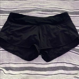 lululemon black shorts